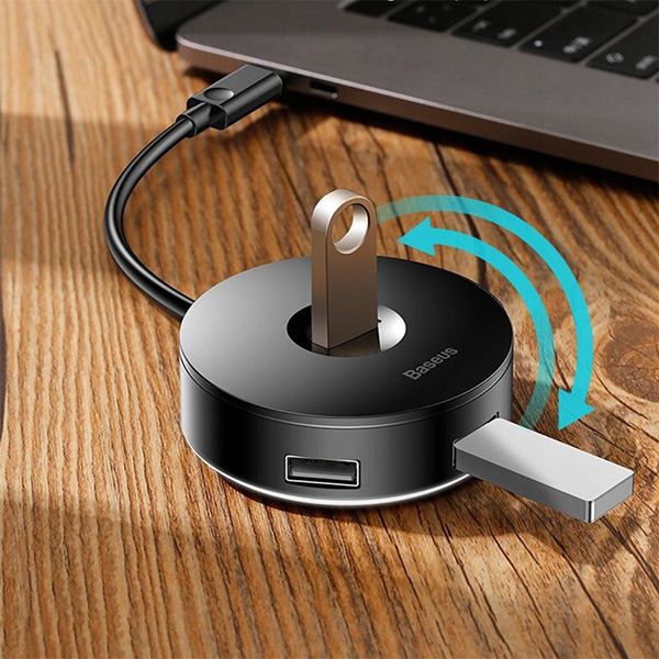 هاب 4 پورت USB 3.0 باسئوس مدل CAHUB-F01