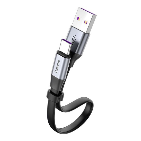 کابل تبدیل USB به USB-C باسئوس مدل CATMBJ-BG1 طول 0.23 متر