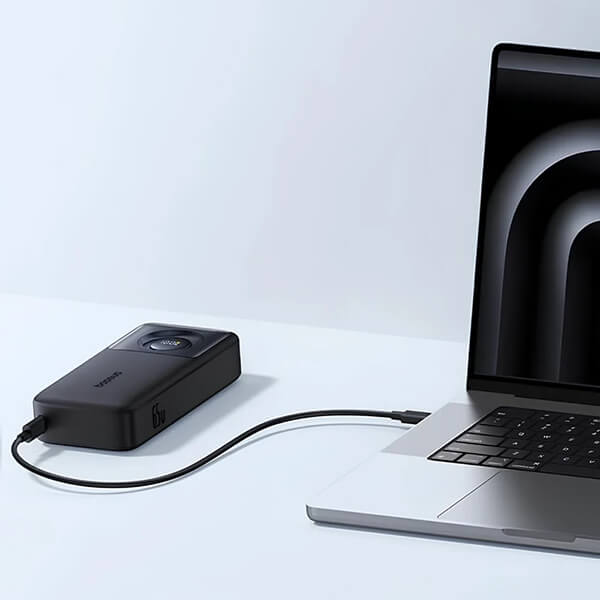 پاوربانک 65 وات باسئوس مدل Free2Pull P10073700843-00 ظرفیت 20000 میلی آمپر