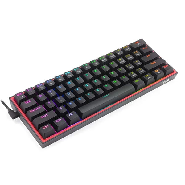 کیبورد باسیم سوئیچ صورتی ردراگون K617 FIZZ GGB RGB-M 