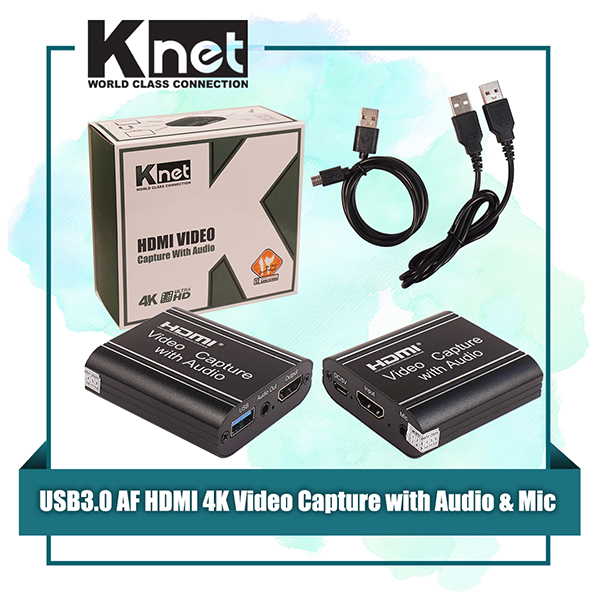 کارت کپچر HDMI 4K کی نت مدل K-COHDCAP01 با Audio