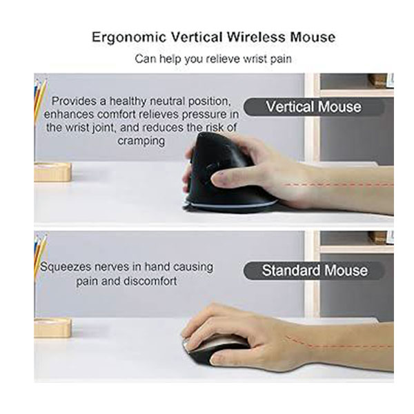 ماوس باسیم ارگونومیک مدل JSY-14