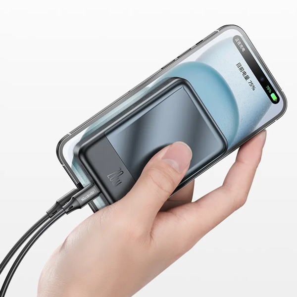 پاوربانک 20000 میلی‌آمپرساعت وایرلس مگنتی مک دودو مدل Mcdodo MC-5021 Power Bank
