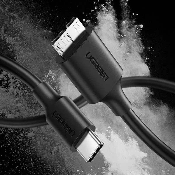 کابل هارد Type C به 3.0 Micro USB یوگرین مدل 20103-US312 طول 1 متر