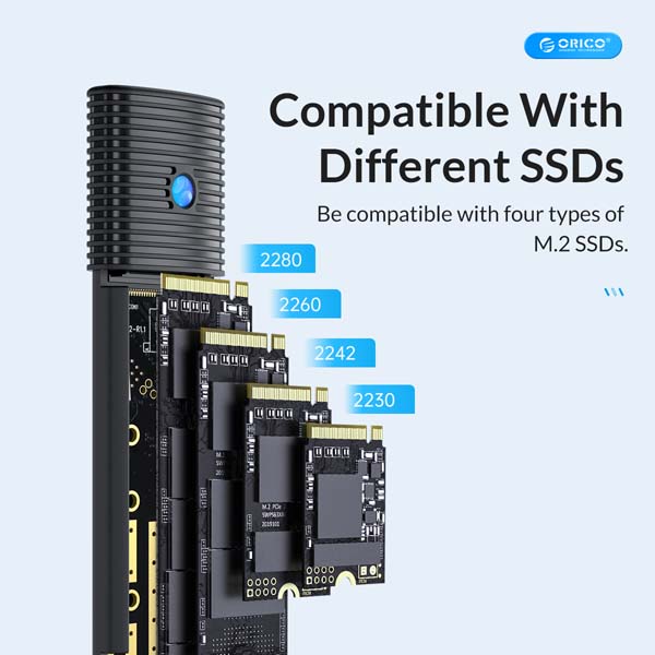 قاب هارد M.2 NVMe SSD اوریکو مدل PWM2-G2