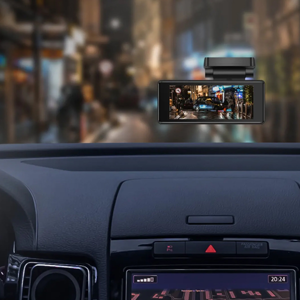 دوربین ثبت وقایع خودرو پاورولوژی گرین‌ لاین مدل Dual Recording Dash Camera