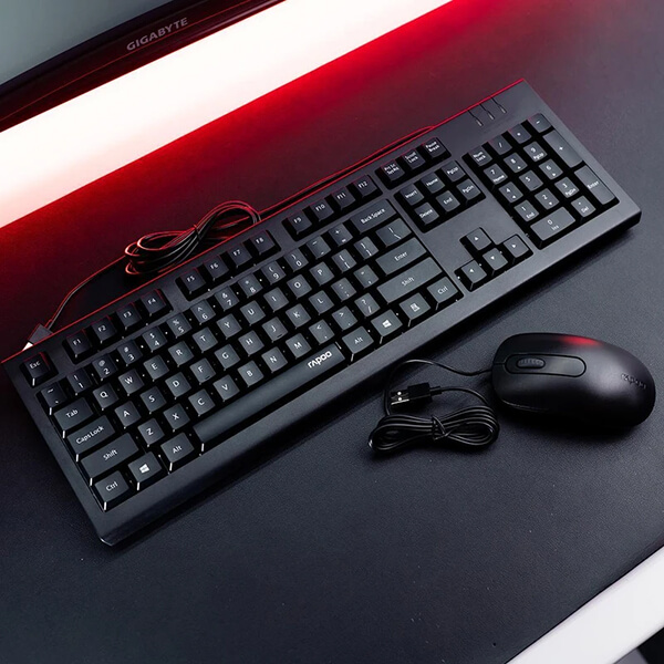 کیبورد و ماوس باسیم رپو مدل X130Pro