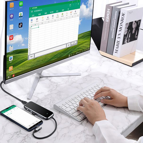 هاب 7 پورت Type-C باسئوس مدل CAHUB-CZ0G