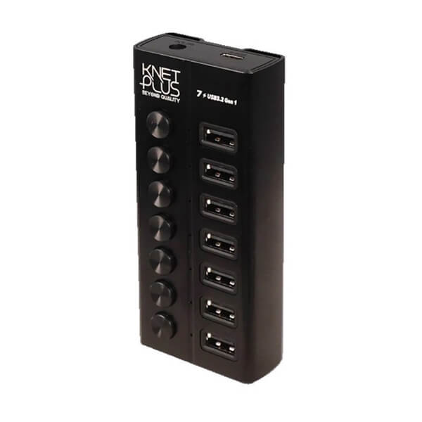 هاب 7 پورت USB 3.2 کی نت پلاس مدل KP-HA17