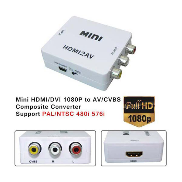 پورت های تبدیل HDMI به AV مدل Mini