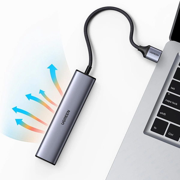 هاب USB 3.0 یوگرین مدل CM475-60600 با پورت LAN گیگابیتی