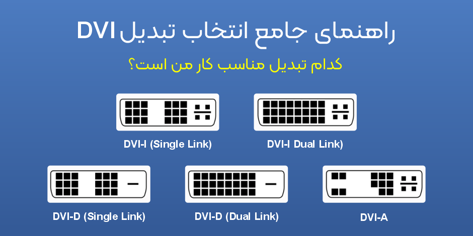 راهنمای جامع انتخاب تبدیل DVI