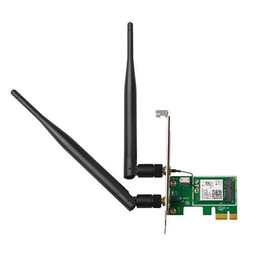 کارت شبکه Wi-Fi 6 بلوتوثی PCIe دو بانده تندا AX3000 مدل E30