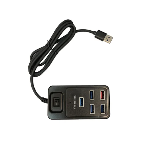 هاب 4 پورت USB3.0 به همراه کلید و پاور مدل 804