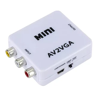 تبدیل AV به VGA وی نت مدل MINI با کابل صدا