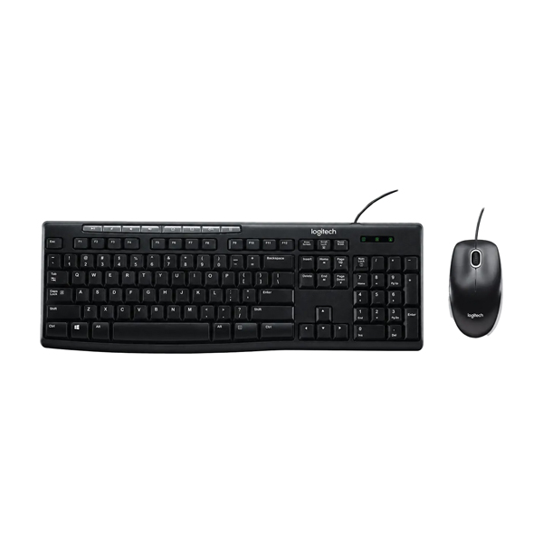 کیبورد و ماوس باسیم لاجیتک مدل MK200