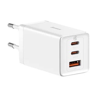 شارژر دیواری 65 وات باسئوس مدل GaN5 Pro Fast Charger CCGP120202 به همراه کابل USB-C