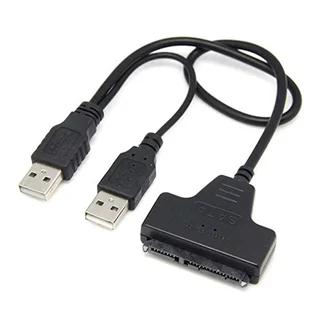 مبدل دو سر 2.0 USB به SATA مدل RXD-339U2 همراه پورت تامین برق