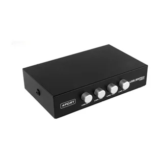 سوئیچ پرینتر دستی 4 پورت وی نت مدل V-SWUSBM04