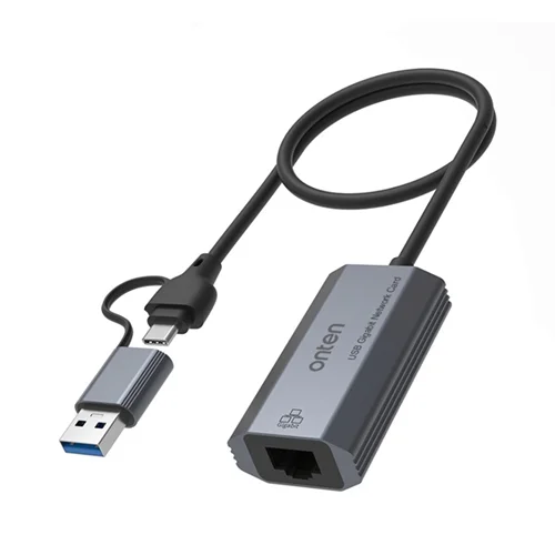 تبدیل USB 3.0 و USB-C به Lan اونتن مدل UE101