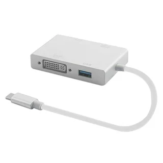 تبدیل Type-C به VGA/DVI/HDMI/USB با رزولوشن 4K