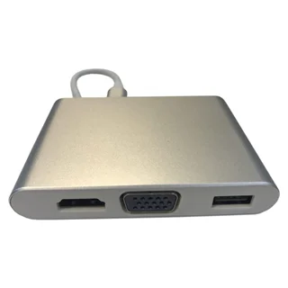 تبدیل Type-C به USB/LAN/VGA/HDMI مدل MN