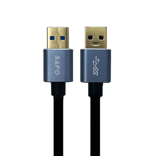 کابل لینک USB3.0 گلد دو سرنری بافو به طول 3 متر