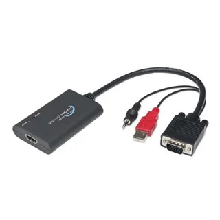 تبدیل HDMI به VGA با کیفیت HD فرانت دارای خروجی صدا