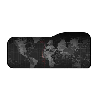 ماوس پد گیمینگ ذوزنقه ای طرح Grey Globe