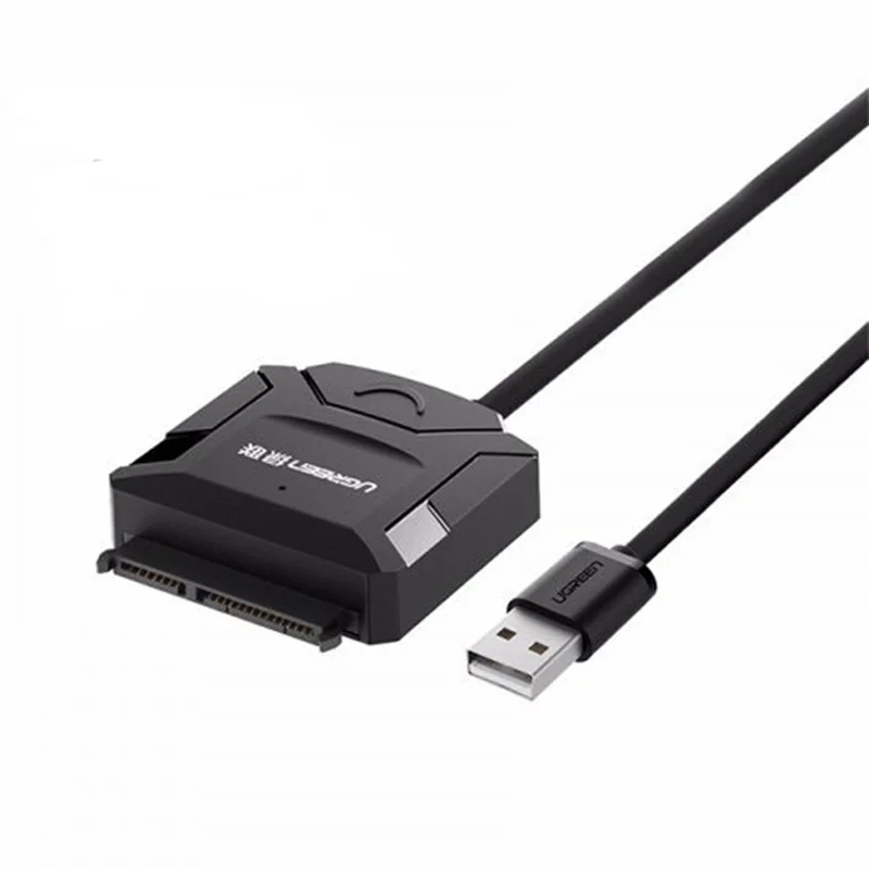 تبدیل USB 2.0 به SATA همراه آداپتور یوگرین مدل 20215-CR108