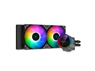 خنک کننده مایع پردازنده دیپ کول مدل CASTLE 240EX A-RGB