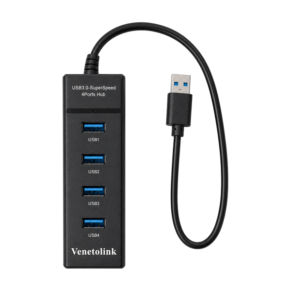 هاب 4 پورت USB 3.0 ونتولینک مدل 9015 دارای پورت تامین برق