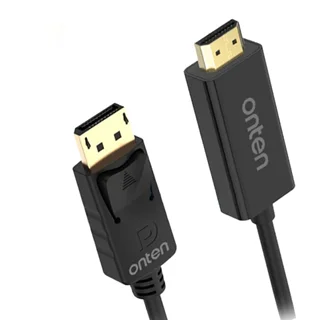 کابل تبدیل DisplayPort به HDMI اونتن مدل DP303 طول 1.8 متر