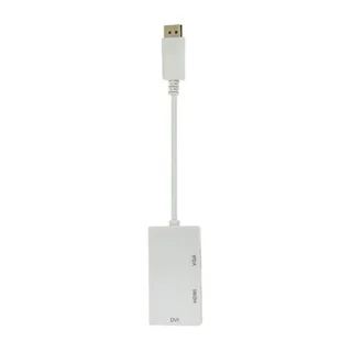 تبدیل DisplayPort به DVI و HDMI و VGA کمبو