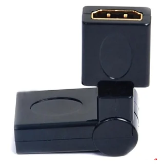 تبدیل دو سر ماده HDMI تاشو با سری چرخان