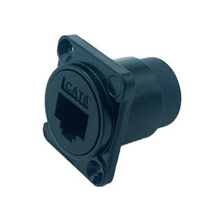 مبدل افزایش طول شبکه CAT6 پنلی گرد فلزی