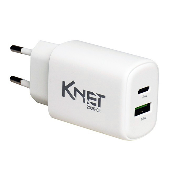 شارژر دیواری 25W کی نت مدل K-WCUAUC25W