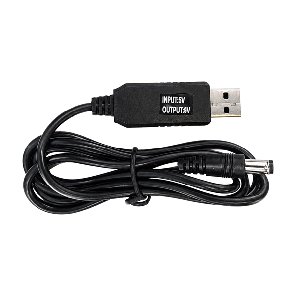 کابل تبدیل USB به DC خروجی 9 ولت