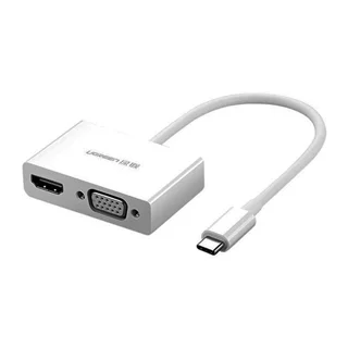 تبدیل Type-C به HDMI و VGA یوگرین مدل 30843-MM123