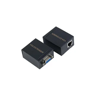 افزایش طول VGA بر روی کابل شبکه تا 60 متر وی نت مدل V-EXVGA060