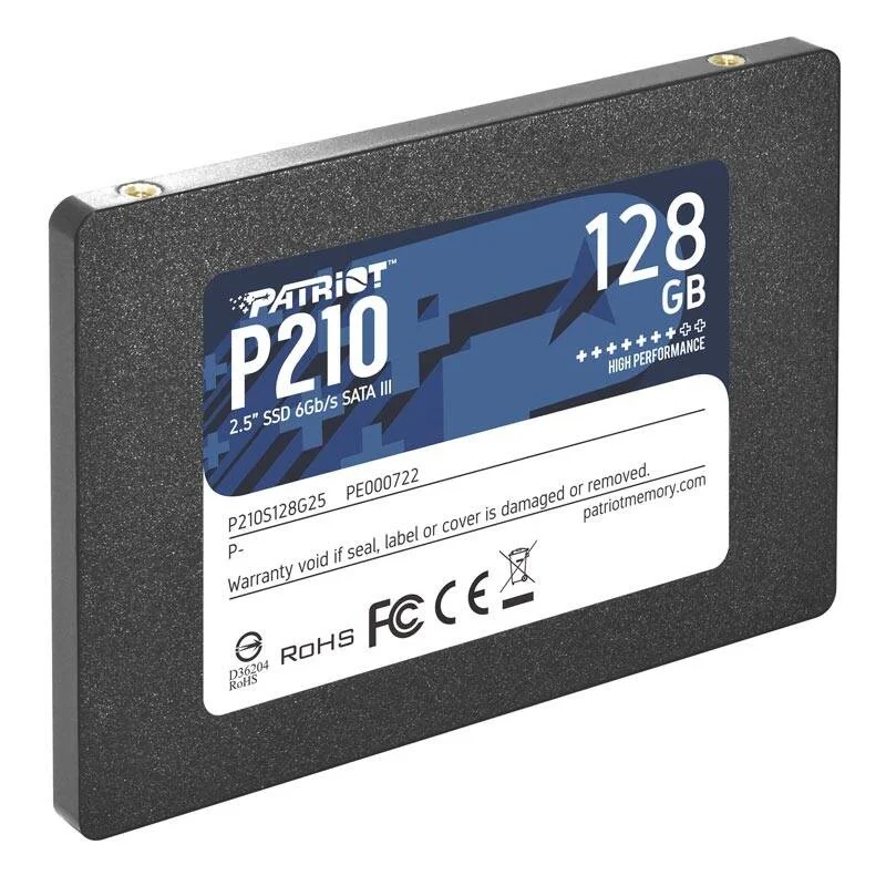 حافظه SSD اینترنال پاتریوت مدل P210 ظرفیت ۱۲۸ گیگابایت