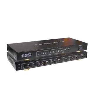 سوئیچ 16 پورت HDMI کی نت مدل K-SWHD2016 با ریموت کنترل