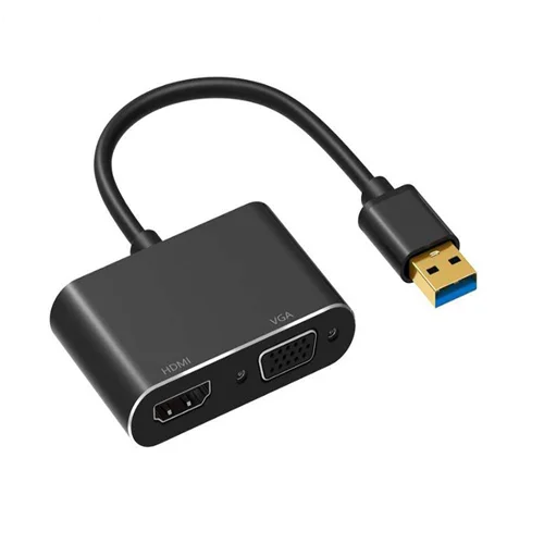مبدل USB 3.0 به HDMI و VGA