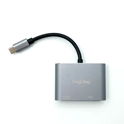 مبدل Type-C به HDMI + VGA وگیگ مدل V-TC02