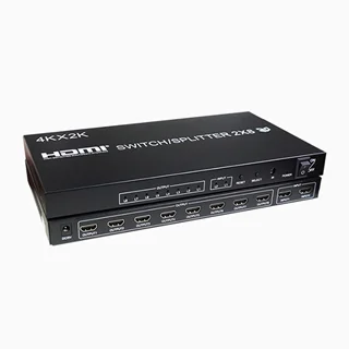 سوئیچ اسپلیتر 8 پورت HDMI کی نت مدل K-SWSP1428