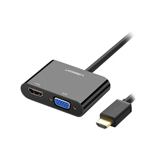 تبدیل HDMI به VGA و HDMI یوگرین مدل 40744 CM101