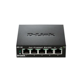 سوئیچ شبکه 5 پورت دی لینک مدل DES-105