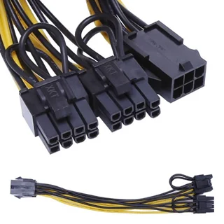 تبدیل 6 پین گرافیکی ماده به دو تا 2+6 پین نر