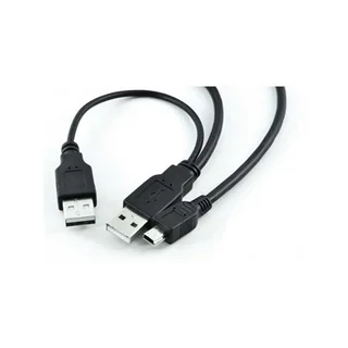 کابل تبدیل USB 2.0 AF + AM به Micro OTG بافو 10 سانتی متر