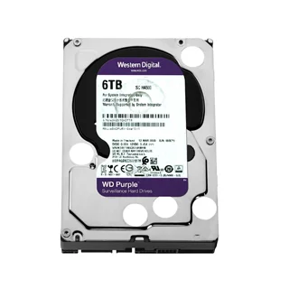 هارددیسک اینترنال وسترن دیجیتال اصلی مدل Purple WD60PURX ظرفیت 6 ترابایت